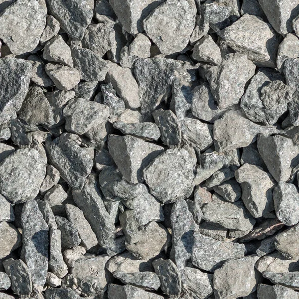 Seamless Texture Crushed Stone Crushed Stone Tile — Stock Photo, Image