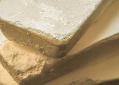 Organik el yapımı sabun. Kalıp sabun. Bir sürü dilimleri