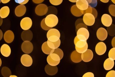 Soyut altın kesimine. Bulanık ışıklar.