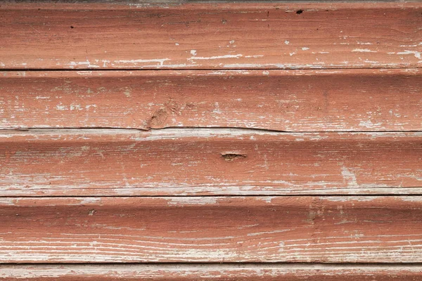 Old Red Painted Wooden Planks — Stock Photo, Image