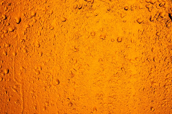 Esős Ablak Vissza Csepp Narancs Üveg Fény — Stock Fotó