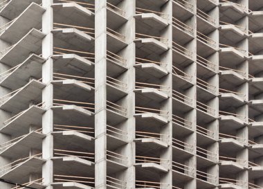 Modern high-rised beton panel bina inşaatı