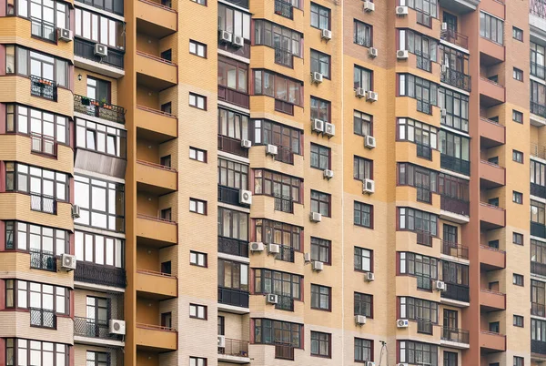 Балконы Современном Готовом Доме Киев Украина — стоковое фото