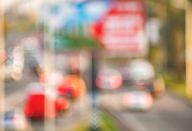 Arka plan bulanık fotoğraf. Yaz bulanık şehir zemin.