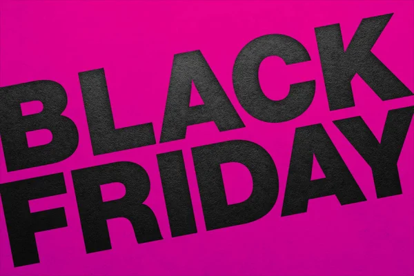 Black Friday Poster Paper Texture Material Design — Stock Photo, Image