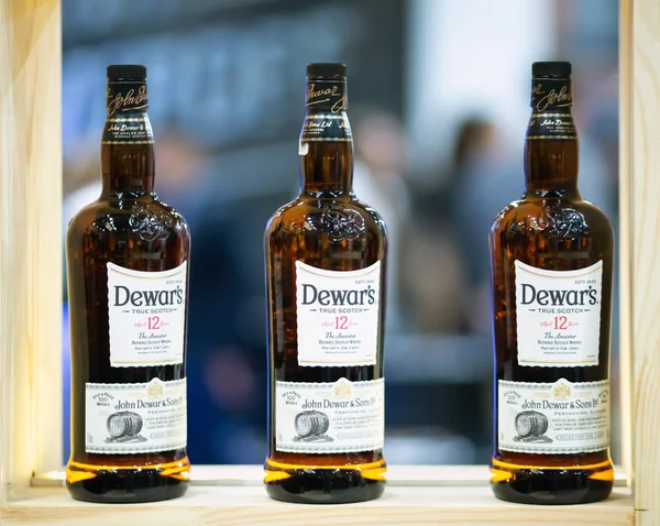 Kiev Ukraina September 2018 Dewar Scotch Barometer Internationell Bar Show — Stockfoto