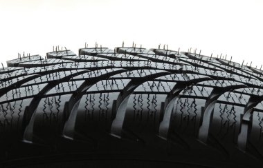 Yeni araç lastik parçası yan kapatmak kadar stok fotoğraf