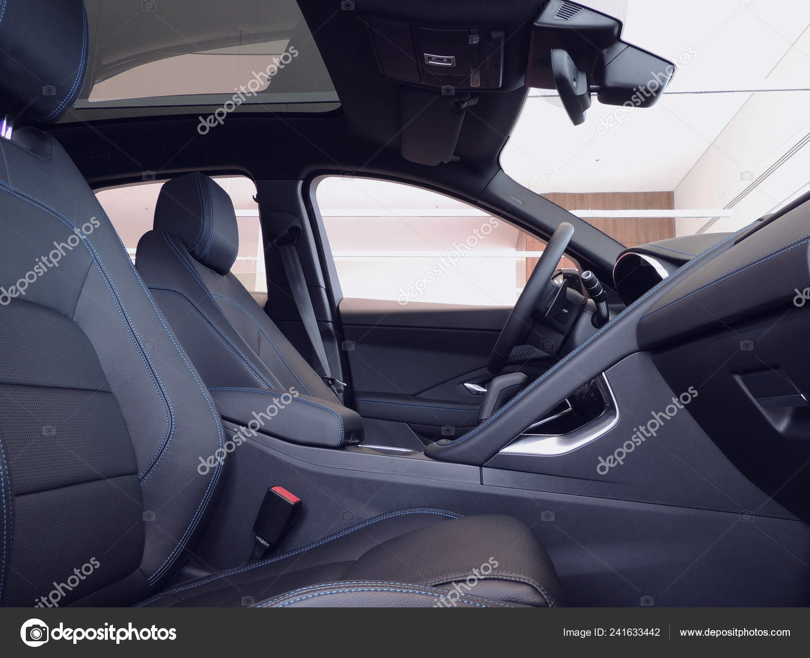 Front view car seat top