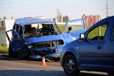 Araba Kazasından Sonra Kısıtlı Otoyol 