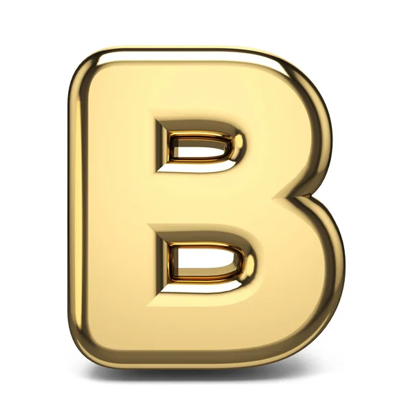 Золотой Шрифт Буквы Рендеринг Иллюстрация Выделена Белом Фоне — стоковое фото
