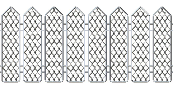 Seamless steel fence 3D