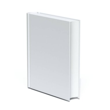 Boş kitap kapağı 3d