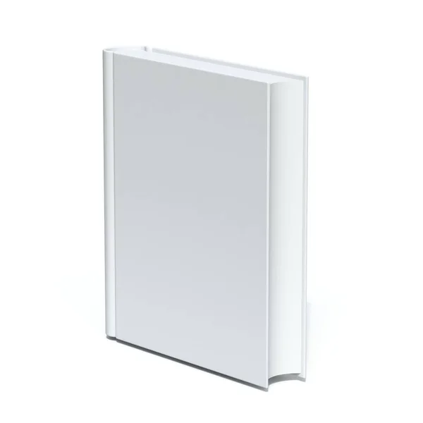 Copertina libro in bianco 3D — Foto Stock