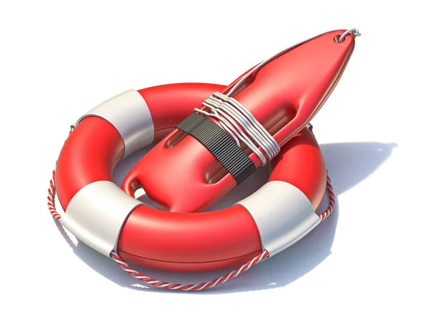 Lifeguard professional lifebuoys 3D — ストック写真