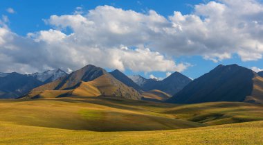 Kazakistan ve Çin sınırındaki Dzhungar Alatau dağlarında pitoresk bir sıradağ ve plato.