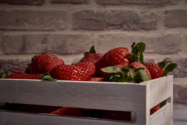 Set of tasty red strawberries — Stock Photo, Image