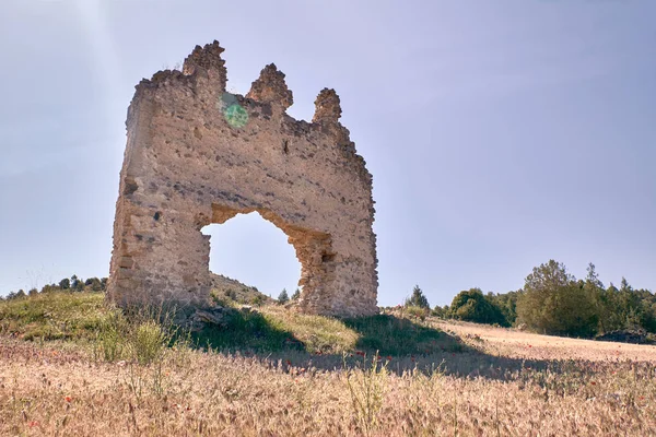 View of some old ruin of a house — стоковое фото