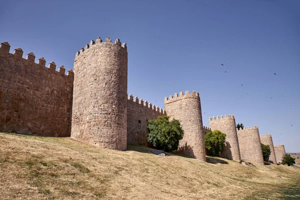 Vistas da parede de Ávila — Fotografia de Stock