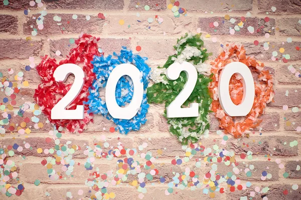 快乐的新年2020 — 图库照片