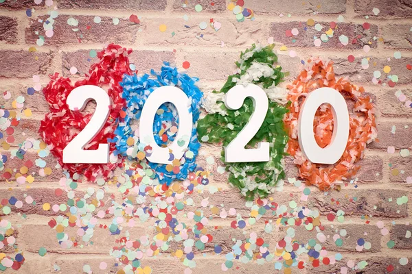 快乐的新年2020 — 图库照片