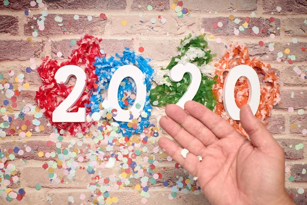 快乐的新年2020 — 图库照片