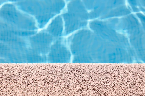 Details view of a pool with blue water — Stock Photo, Image