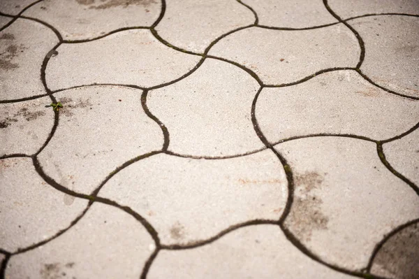 Lajes Pavimentação Cinza Calhaus Pavimento Textura Imagem — Fotografia de Stock