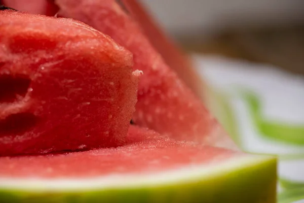 Slices Red Juicy Watermelon — Stock Photo, Image