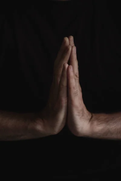 Male Hands Show Different Gestures Hand Movements — Stock Photo, Image