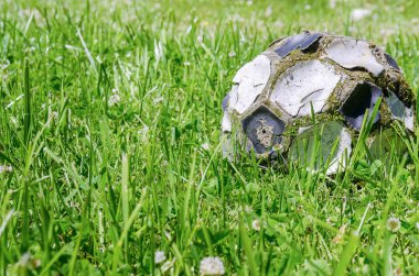 Futbol topu yakın çekim