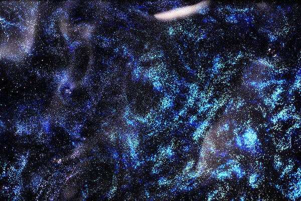 The universe in a distant galaxy with nebulae and stars