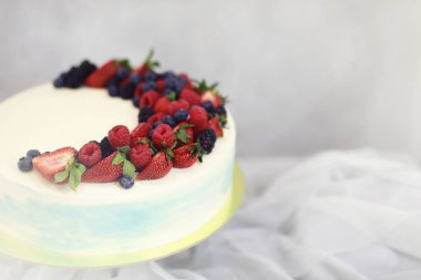 Güzel Festival pasta ile farklı kremler bisküvi