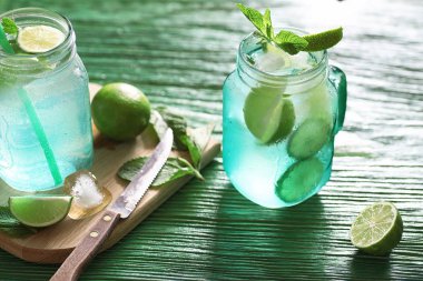 Limonata limon ve nane