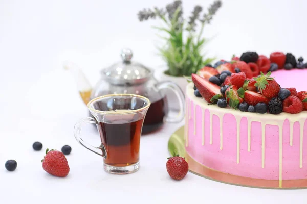 Süßwaren aromatisierten Kuchen für einen Urlaub — Stockfoto