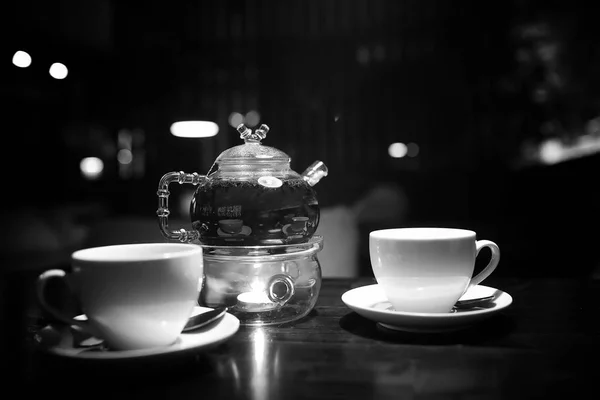 Una mesa en un café objetos — Foto de Stock