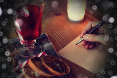 Kış süslemeleri karanlık fener tatil kar peri