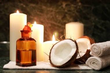 Spa Hindistan cevizi yağı mumlar