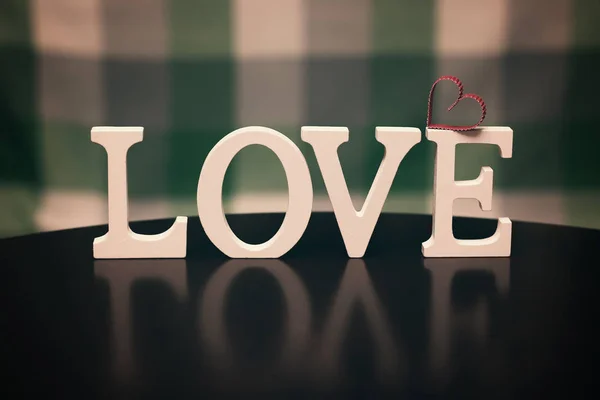 Love shape text letter — Stock Photo, Image