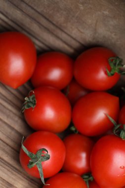 Taze parlak ve sulu domates mutfak
