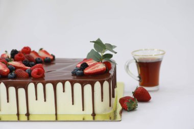 Şekerleme aromalı kek bir tatil için