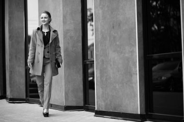 Bir iş toplantısında güzel kadın