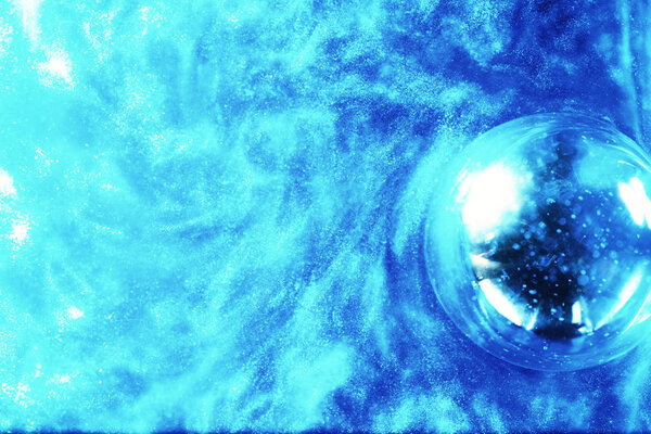 The universe in a distant galaxy with nebulae and stars