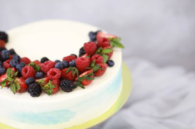 Güzel Festival pasta ile farklı kremler bisküvi