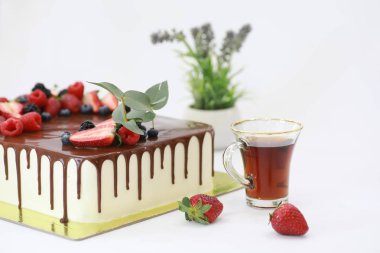 Şekerleme aromalı kek bir tatil için