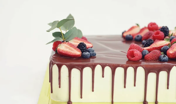 Ζαχαροπλαστειο αρωματικό κέικ για διακοπές — Φωτογραφία Αρχείου