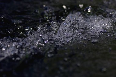 doku su kabarcıkları yakın çekim ile