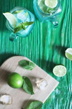 Limonata limon ve nane