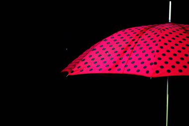 yağmur damla şemsiye izole