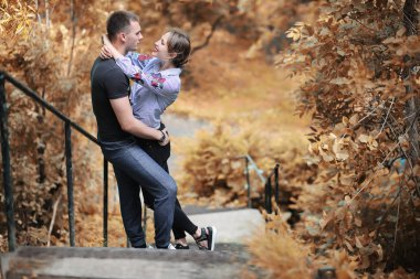 Güzel genç bir çift