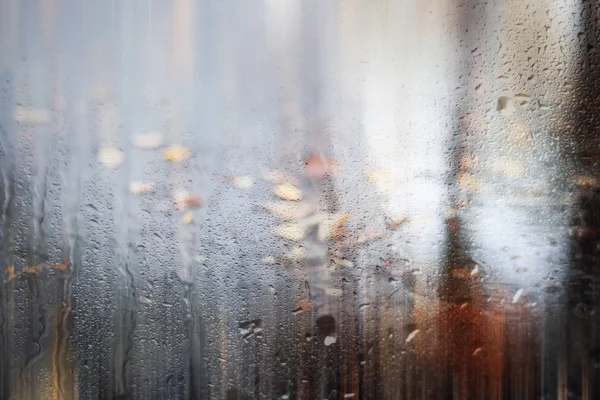 Fundo Outono chuva no parque — Fotografia de Stock